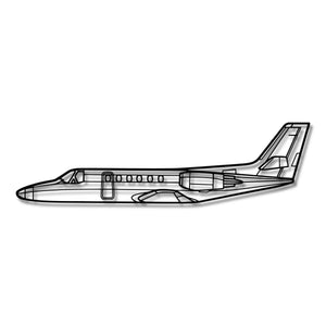 Cessna Citation II - Metalowa dekoracja ścienna - szczegółowy model 3D ze stali
