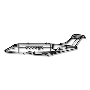 Challenger 350 - Metalowa dekoracja ścienna - szczegółowy model 3D ze stali