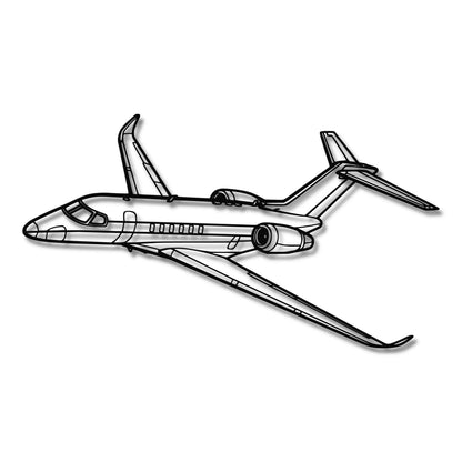 Cessna Citation Longitude - Metalowa dekoracja ścienna - szczegółowy model 3D ze stali