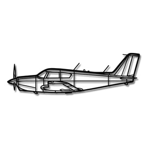 Piper Comanche 250 - Metalowa dekoracja ścienna - szczegółowy model 3D ze stali