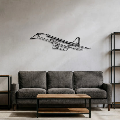 Concord – Metalowa sylwetka na ścianę