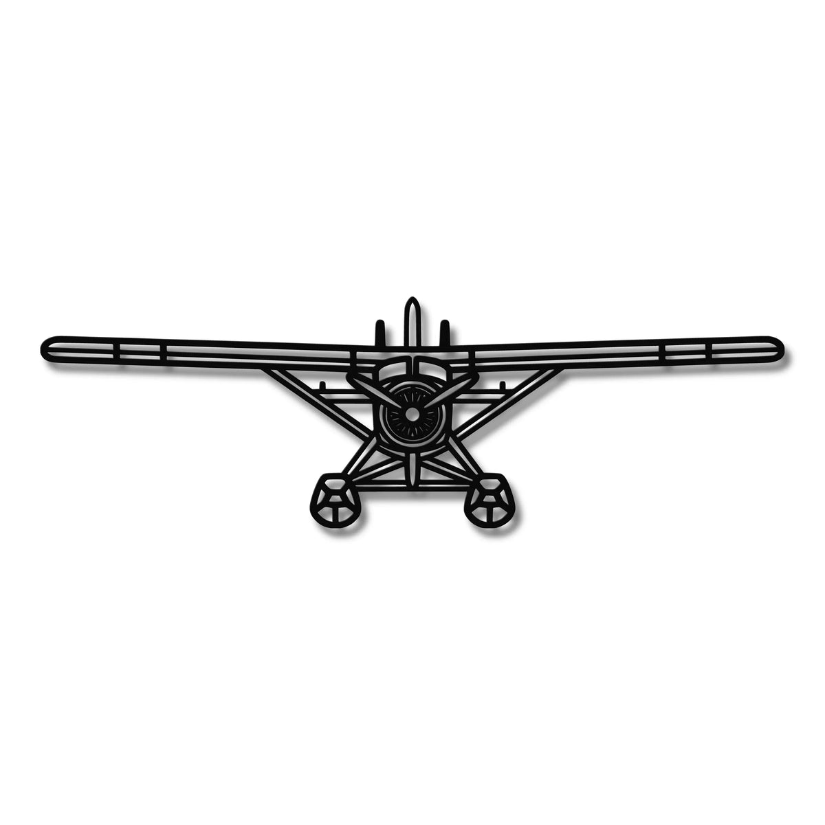 DHC-2 Beaver - Metalowa dekoracja ścienna - szczegółowy model 3D ze stali