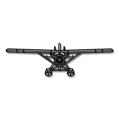 DHC-2 Beaver - Metalowa dekoracja ścienna - szczegółowy model 3D ze stali