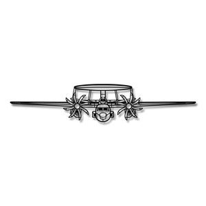 Grumman E-2 Hawkeye - Metalowa dekoracja ścienna - szczegółowy model 3D ze stali