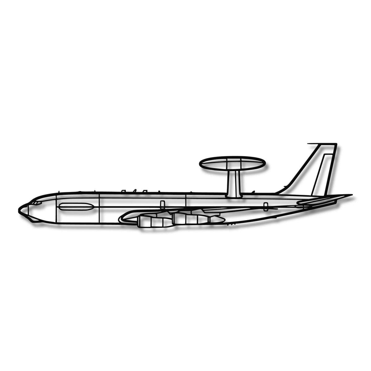 E-3G Sentry - Metalowa dekoracja ścienna - szczegółowy model 3D ze stali