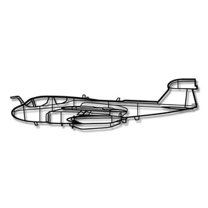 EA-6B Prowler - Metalowa dekoracja ścienna - szczegółowy model 3D ze stali