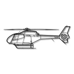 Eurocopter EC120 Colibri - Metalowa dekoracja ścienna - szczegółowy model 3D ze stali
