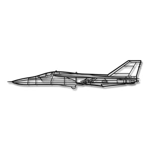 F-111 Aardvark - Metalowa dekoracja ścienna - szczegółowy model 3D ze stali