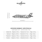 Wymiary i specyfikacja techniczna: F-35 Lightning II (Polska Szachownica) – Metalowa sylwetka na ścianę