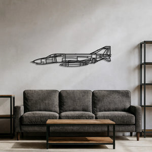F-4 Phantom – Metalowa sylwetka na ścianę