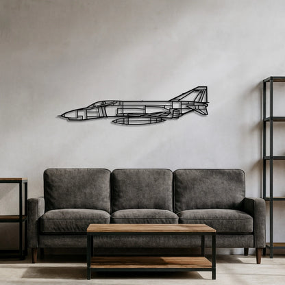 F-4 Phantom – Metalowa sylwetka na ścianę