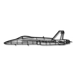 McDonnell Douglas F/A-18C Hornet - Metalowa dekoracja ścienna - szczegółowy model 3D ze stali