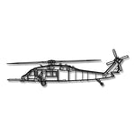 Sikorsky HH-60 Pave Hawk - Metalowa dekoracja ścienna - szczegółowy model 3D ze stali