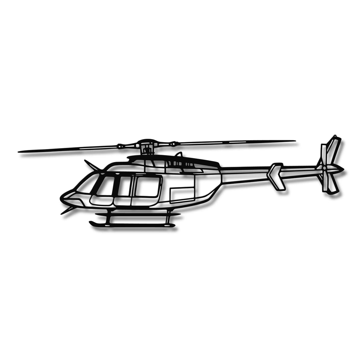 Sikorsky H-60H Sea Hawk - Metalowa dekoracja ścienna - szczegółowy model 3D ze stali