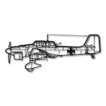 Junkers Ju 87 - Metalowa dekoracja ścienna - szczegółowy model 3D ze stali