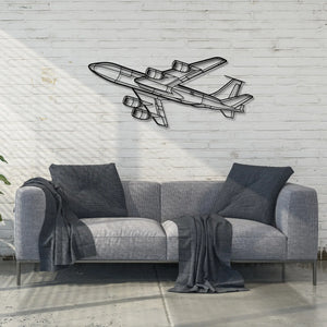 Boeing KC-135R Stratotanker - Metalowa dekoracja ścienna - aranżacja w stylu loftowym