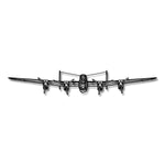 Avro Lancaster Mk I - Metalowa dekoracja ścienna - szczegółowy model 3D ze stali