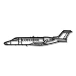Learjet 75 - Metalowa dekoracja ścienna - szczegółowy model 3D ze stali