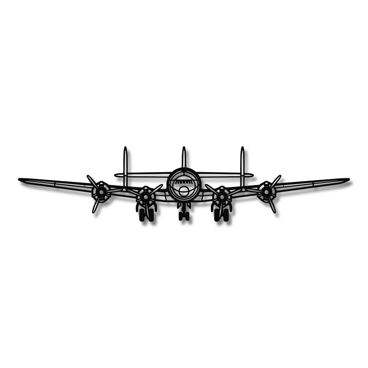 Lockheed L-749 Constellation - Metalowa dekoracja ścienna - szczegółowy model 3D ze stali