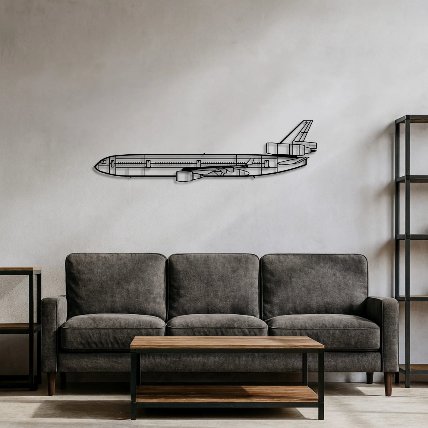 McDonnell Douglas MD-11 – Metalowa sylwetka na ścianę