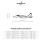 Wymiary i specyfikacja techniczna: MiG-29 – Metalowa sylwetka na ścianę