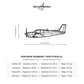 Wymiary i specyfikacja techniczna modelu: Mooney M20 - Metalowa dekoracja ścienna