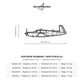 Wymiary i specyfikacja techniczna modelu: Mooney M20M - Metalowa dekoracja ścienna