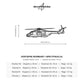 Wymiary i specyfikacja techniczna modelu: NH90 NFH - Metalowa dekoracja ścienna