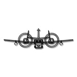 OV-1 Mohawk - Metalowa dekoracja ścienna - szczegółowy model 3D ze stali