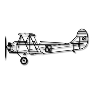 Po-2 (Kukuruźnik) - (Polska Szachownica) – Metalowa sylwetka na ścianę - precyzyjne detale metalowego modelu