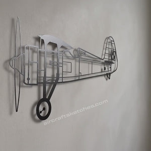 PZL P.11c metalowy model na ścianę