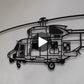 PZL W-3 Sokół (Polska Szachownica) – Metalowa sylwetka na ścianę