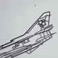 Su-22 (Fitter) - metalowy model na ścianę