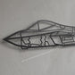 F-35 Lightning II metalowy model na ścianę