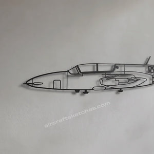 TS-11 Iskra metalowy model na ścianę