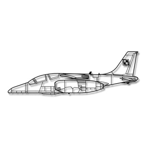 Iryda PZL I-22 (Polska Szachownica) – Metalowa sylwetka na ścianę - precyzyjne detale metalowego modelu