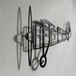 PZL P.11c (Polska Szachownica) – Metalowa sylwetka na ścianę | Aircraft Sketches
