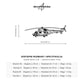 Wymiary i specyfikacja techniczna: PZL W-3 Sokół (Polska Szachownica) – Metalowa sylwetka na ścianę