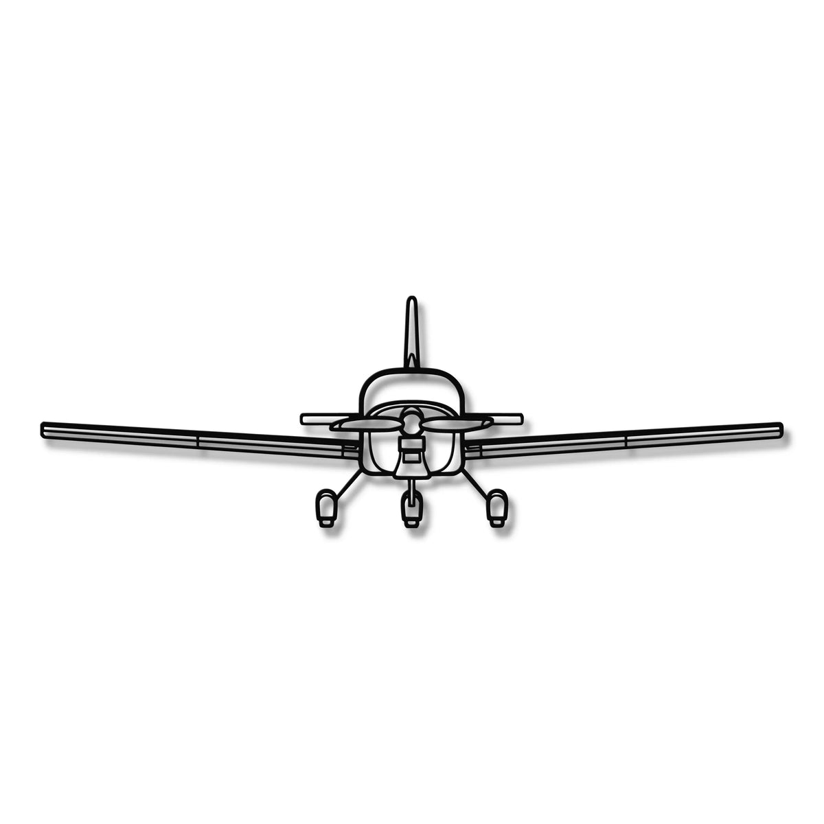 Cessna Rv 12Is - Metalowa dekoracja ścienna - szczegółowy model 3D ze stali