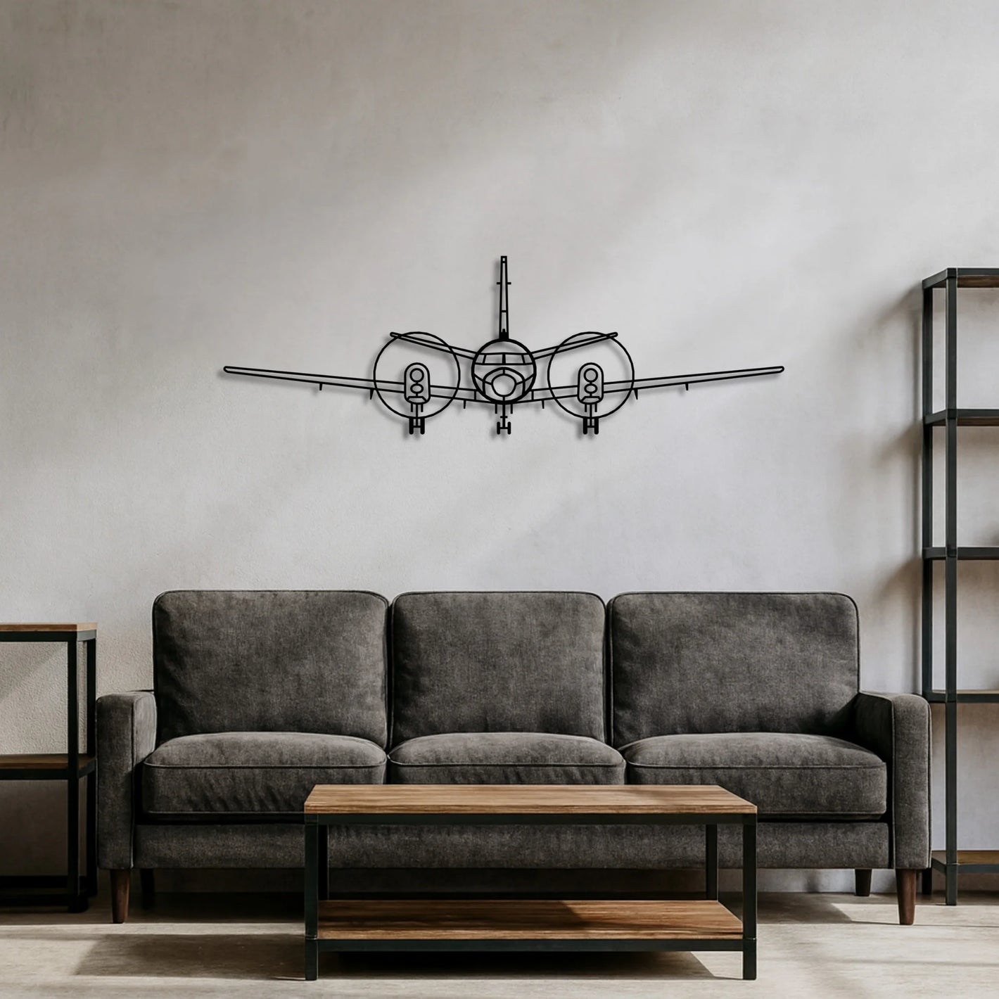 Saab 340 – Metalowa sylwetka na ścianę