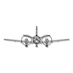 Saab 340 – Metalowa sylwetka na ścianę - precyzyjne detale metalowego modelu