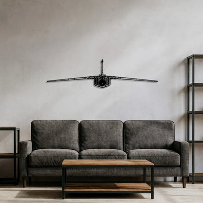 MiG-23 Flogger – Metalowa sylwetka na ścianę