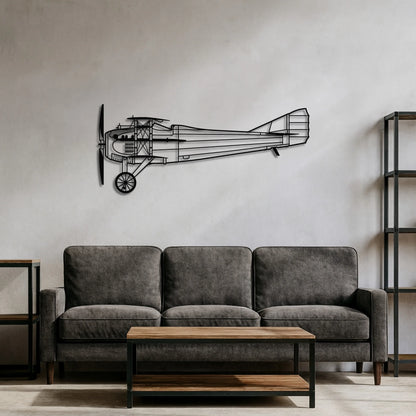 SPAD VII – Metalowa sylwetka na ścianę