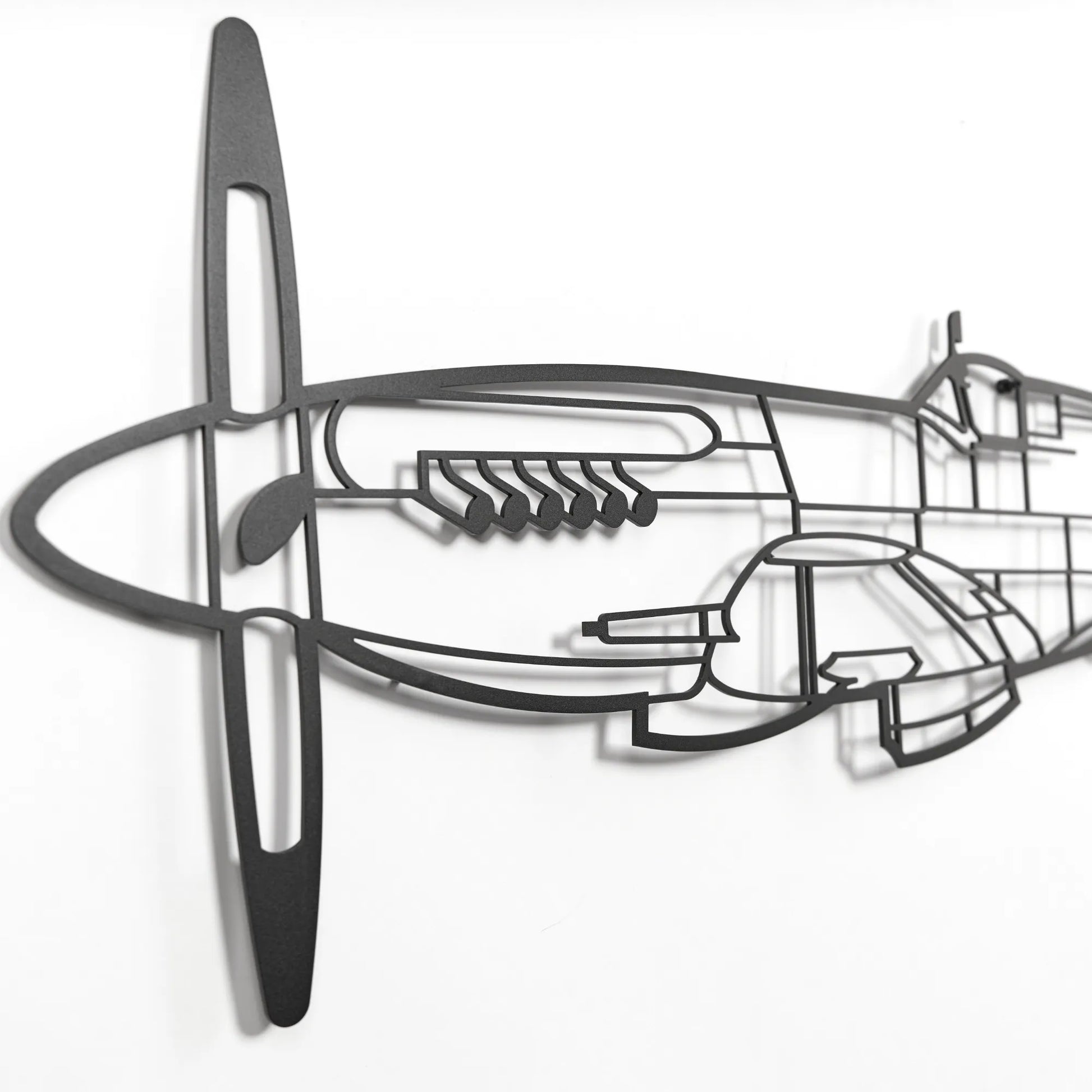 Detal i efekt 3D dekoracji Spitfire