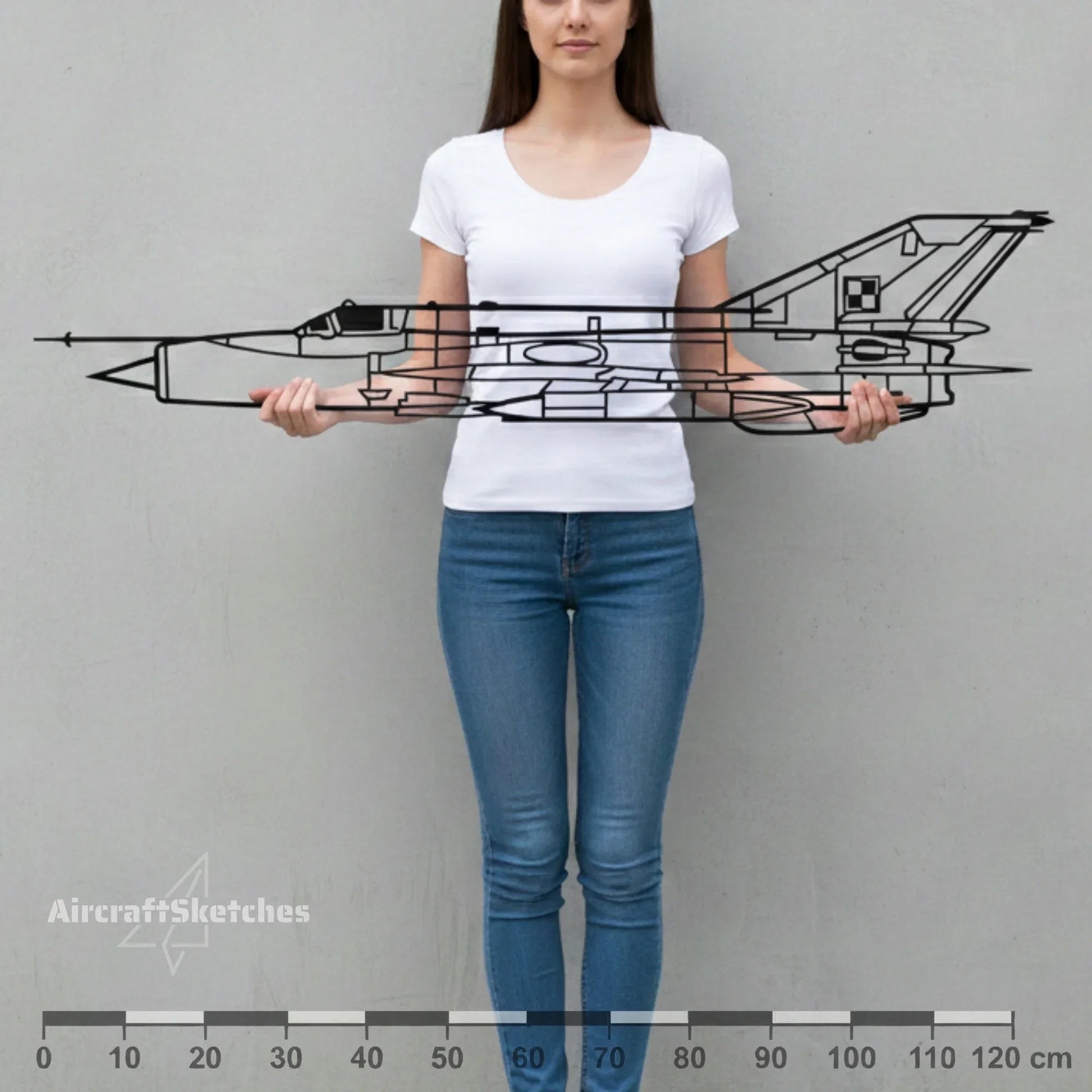Su-22 (Fitter) - metalowy model na ścianę