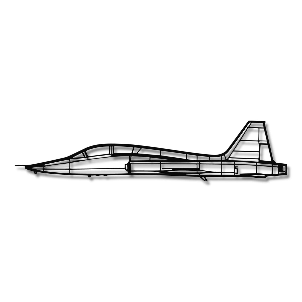 Northrop T-38 Talon - Metalowa dekoracja ścienna - szczegółowy model 3D ze stali