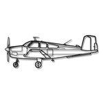 Beechcraft V35 Bonanza - Metalowa dekoracja ścienna - szczegółowy model 3D ze stali