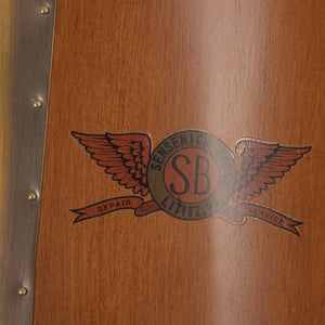 Vintage Black Tips - Drewniane Śmigło Dekoracyjne (186 cm)