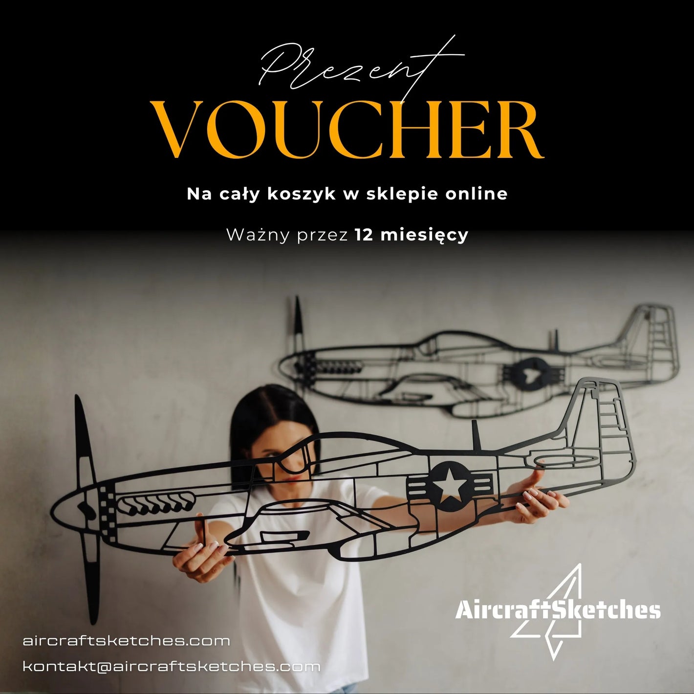Voucher podarunkowy Aircraft Sketches