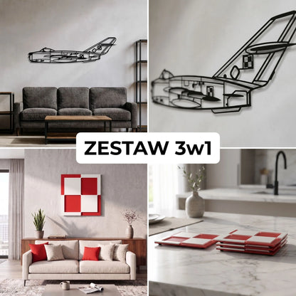 Zestaw Limitowany: Lim-5 + Szachownica Ścienna + Podkładki Szachownice